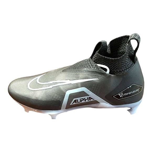Nike Alpha Menace Men\'s Elite 3 Flyknit Black Iron Football Cleats Size 10.5 main image 9
